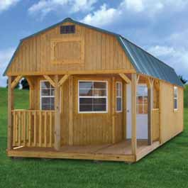 Treated Deluxe Lofted Barn Cabin